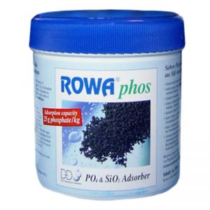 RowaPhos is a phosphate and silicate remover to control algae in aquariums