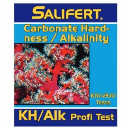 KH/Alk Salifert Test kit for testing the KH of your aquarium water. This Salifert Profi Test kit works for both freshwater and marine use. It is important that your aquarium KH is right for your animals.