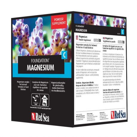 Reef Foundation C Magnesium powdered buffer is a great way to increase magnesium in your saltwater aquarium