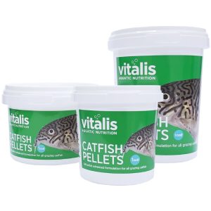 Vitalis Catfish Pellets, high quality fish food for corydorus and other types of catfish in an aquarium