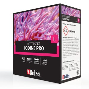 Iodine Test Kit for marine aquariums and reef keepers. Iodine is important for coral health, also it helps corals to colour up and polys to open properly.